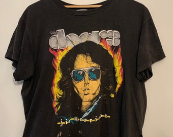 Jim Morrison T-Shirt the DOORS ViNtAgE 70's 1971 Super | Etsy