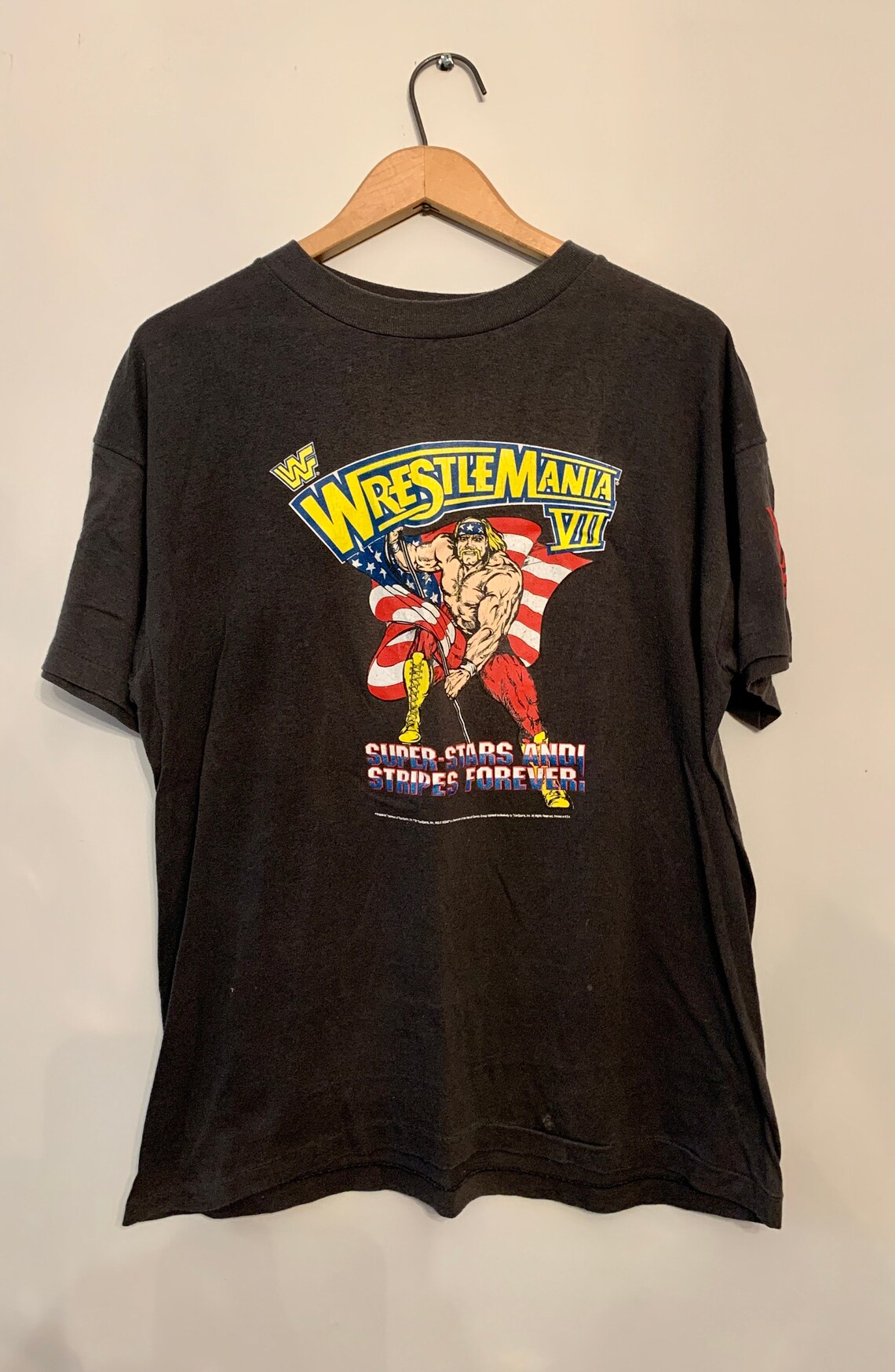 wrestlemania vintage shirt