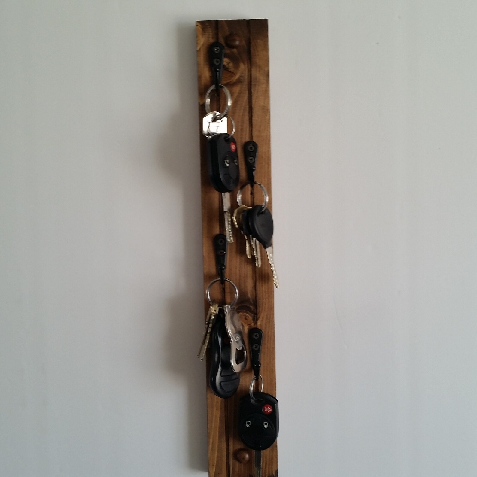 Vertical Mount Key Holder Rustic Farmhouse Mask Holder Wood Etsy