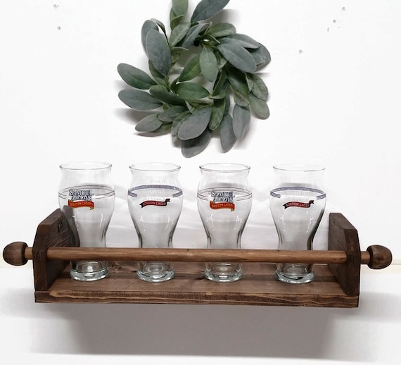 Wall mounted online beer glass rack