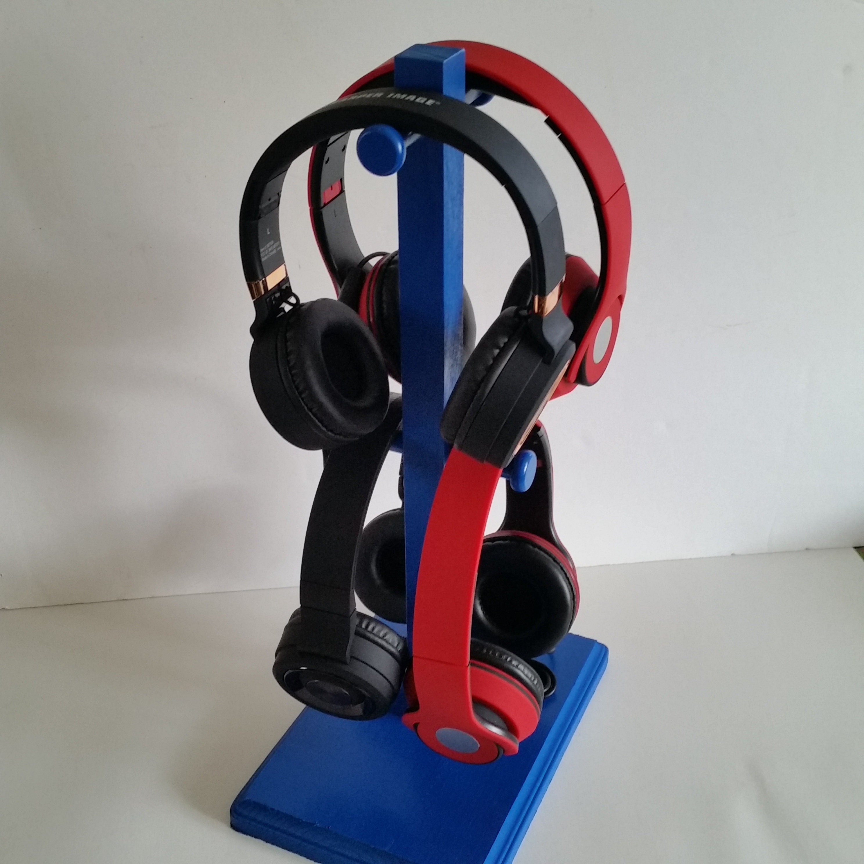 Headphone stand holds up to 4 headsets holds multiple Etsy
