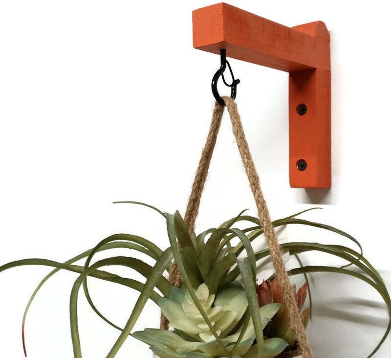Wood Plant Hanger Hook Indoor/outdoor Hanger for Windchimes Etsy