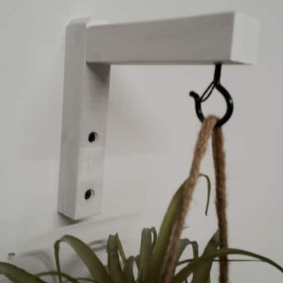 Hanging Plant Hook Wooden Hook for Indoor Outdoor Flowers