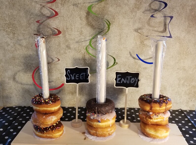 Donut Stand for All Occasions. Bagel Bar Holds 1524. Screw in Etsy