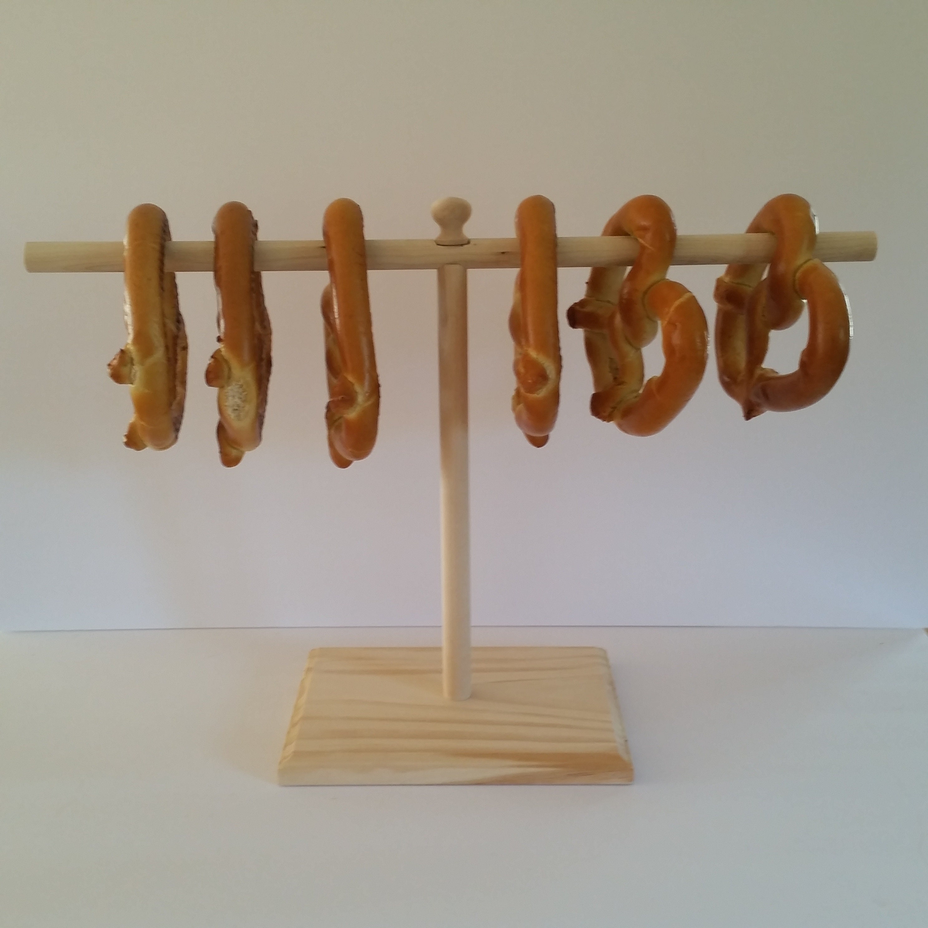 20 Pretzel Stand Display . T Bar Jewelry Holder. Etsy Polska