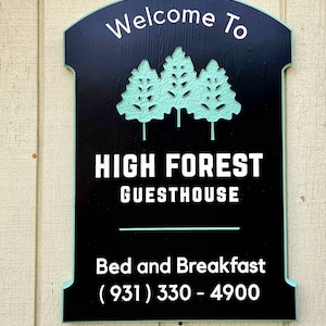 Customizable and Personalized Custom Signs, Airbnb or Vacation Rental Property Signs