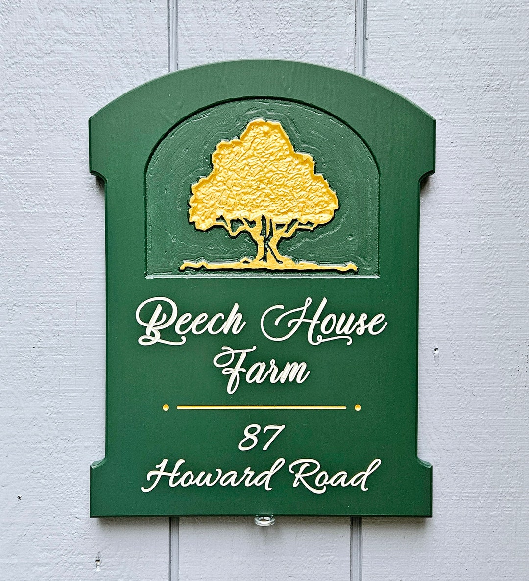 Personalized Family Name Outdoor Sign, Custom Farmhouse Sign, PVC ...