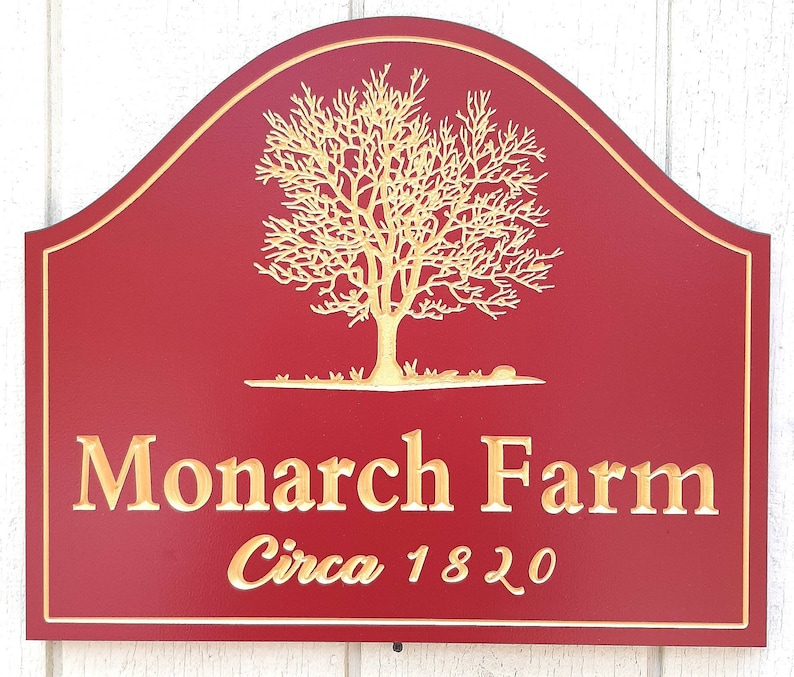 Personalized Family Name Outdoor Sign, Custom Farmhouse Sign, PVC ...