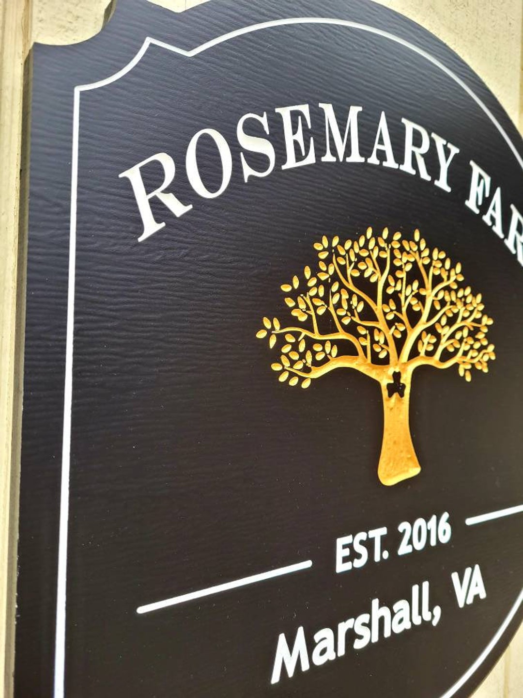 Personalized Family Name Outdoor Sign, Custom Farmhouse Sign, PVC ...