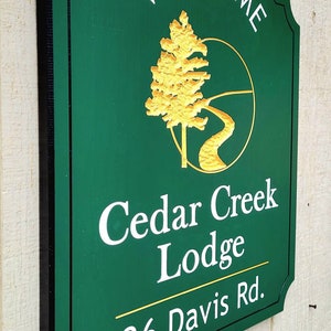 Custom lake house sign, personalized family name outdoor sign, PVC address sign, custom lake house decor, Airbnbhost & Vacation Rental