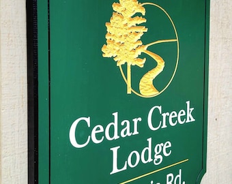 Custom lake house sign, personalized family name outdoor sign, PVC address sign, custom lake house decor, Airbnbhost & Vacation Rental