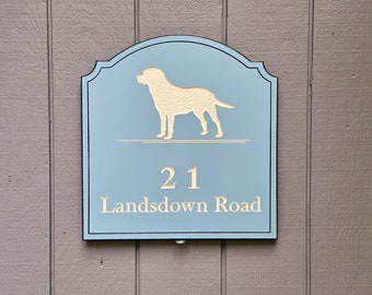Custom Address Sign, Family Name Plaque, House Number Sign, Engraved Door Sign, Personalized Street Sign, Farmhouse Address Sign