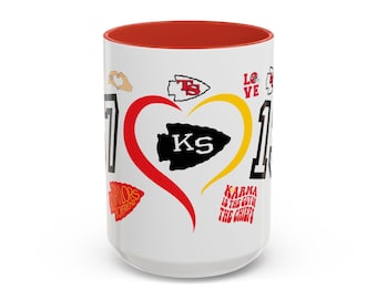Coffee Mug, Kansas City Chiefs Football Swiftie 13 87 Sports Albums Music Lover Gift, Mug Cup 15oz,  Ceramic Drinkware, Fan Present,