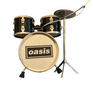 Oasis tour custom made Christmas Ornament XMAS Drum kit