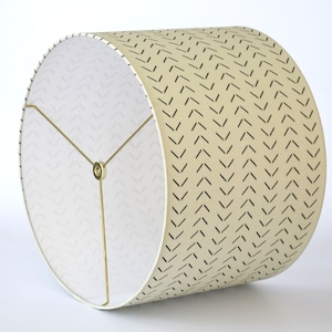 Mudcloth Printed Lampshade, Arrow Lampshade: Made to order