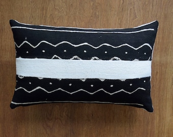 Mudcloth pillow cover, Double sided mudcloth pillow cover, Boho pillow cover