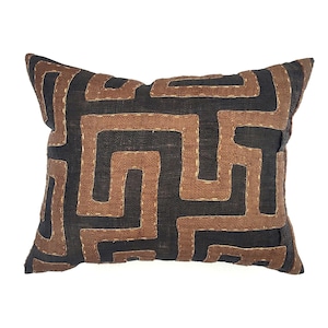 Kuba Pillow Cover, Boho Pillow Cover, Tribal Pillow Cover
