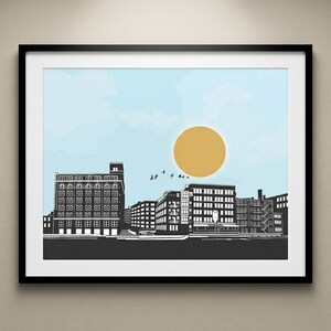 Milwaukee Second Ward Kunstdruck