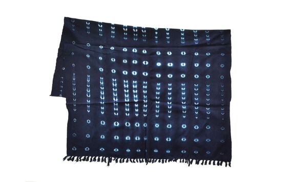 Authentic African Mudcloth Indigo Textile Indigo Mudcloth Fabric