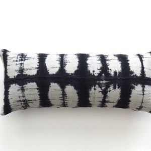Indigo Mudcloth Pillow Cover, Mudcloth Pillow Cover for 10&quot; x 24&quot; Pillow Inserts