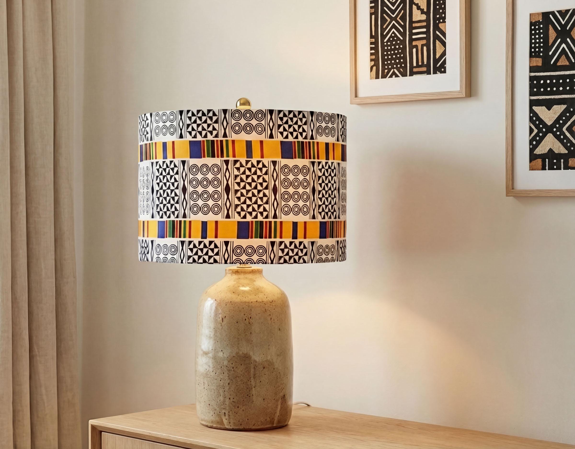 African Table Lamp - Etsy