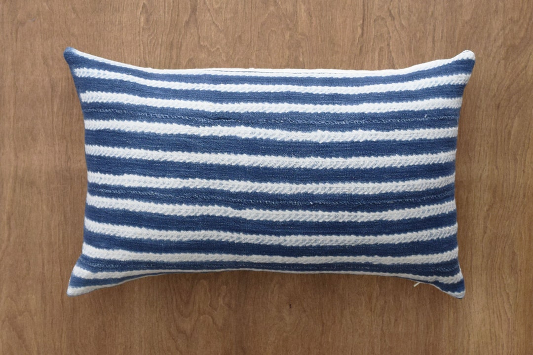 Indigo Mudcloth Pillow Cover Vintage Indigo Pillow Cover Etsy