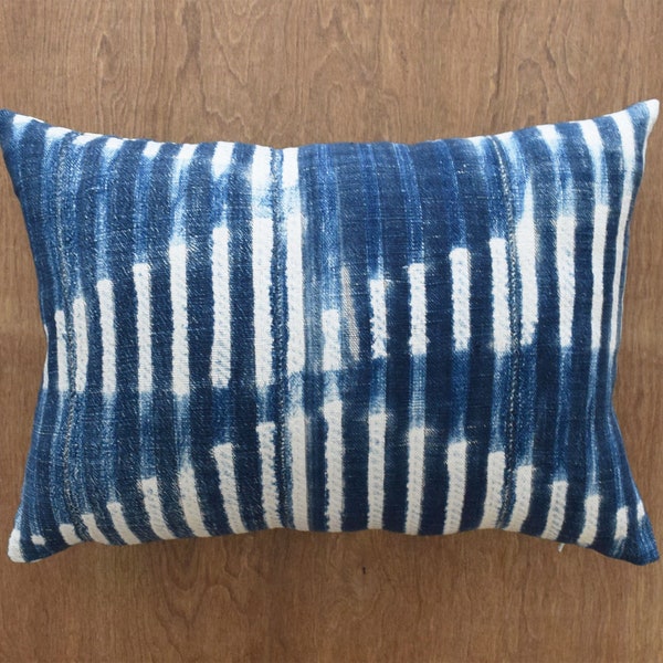 Indigo Accent Pillow Etsy