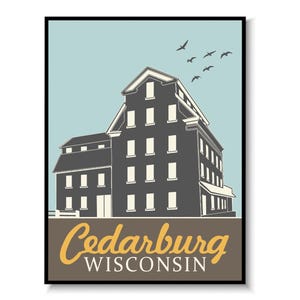 Cedarburg Wi Mill Print, Cedarburg Wisconsin Wall art