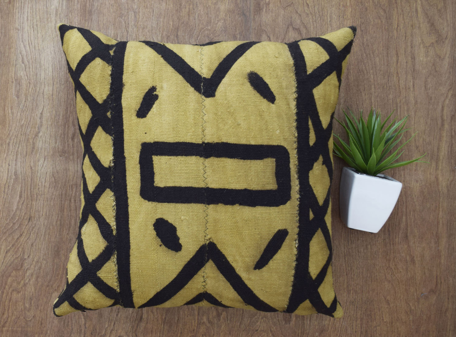 Authentic African Mud Cloth Pillow Double Sided Mudcloth Etsy