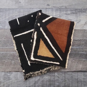 Mudcloth Fabric Scraps: Assorted DIY Craft Pieces