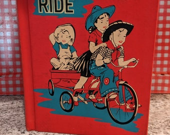 Vintage 1960s Children's Book, See Us Ride, Retro, Americana, Nostalgia
