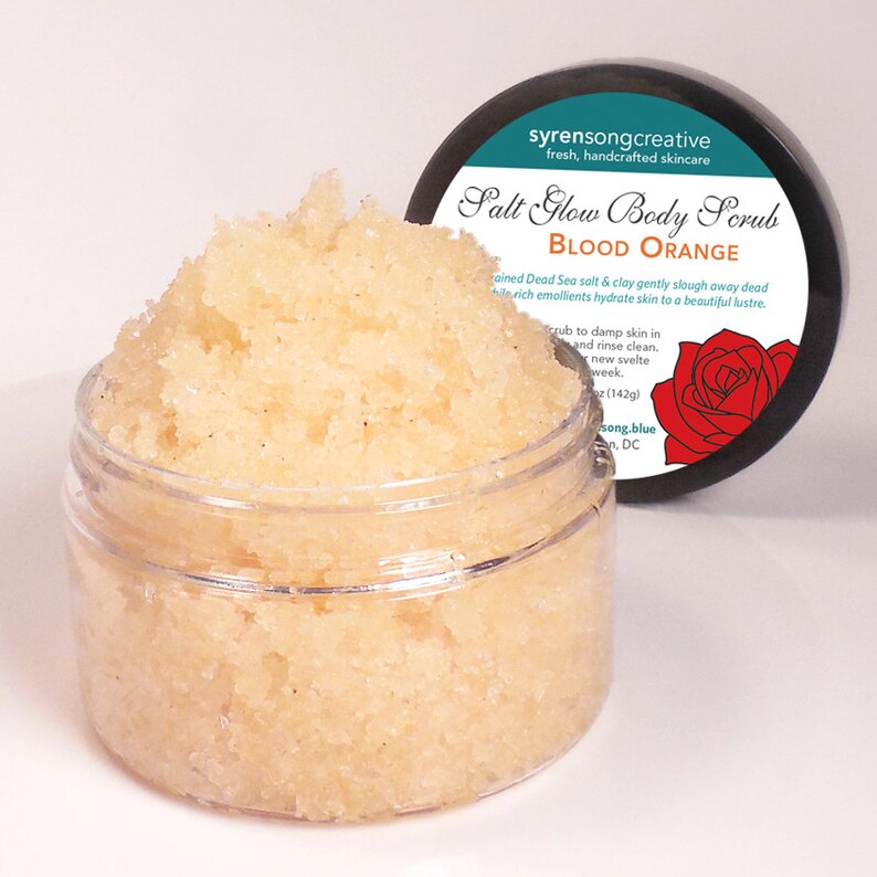 SALT GLOW Body Scrub Dead sea salt scrub Exfoliating scrub Etsy