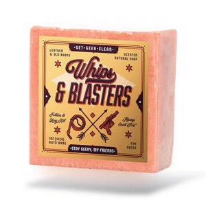 Get Geek Clean - Whips & Blasters Geek Soap - Han Solo and Indiana Jones shot for our soap first, we hear Jabba's a fan too!