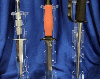 Vietnam Orange Handle Gerber-Universal Knife Display Stand by Knox Knives