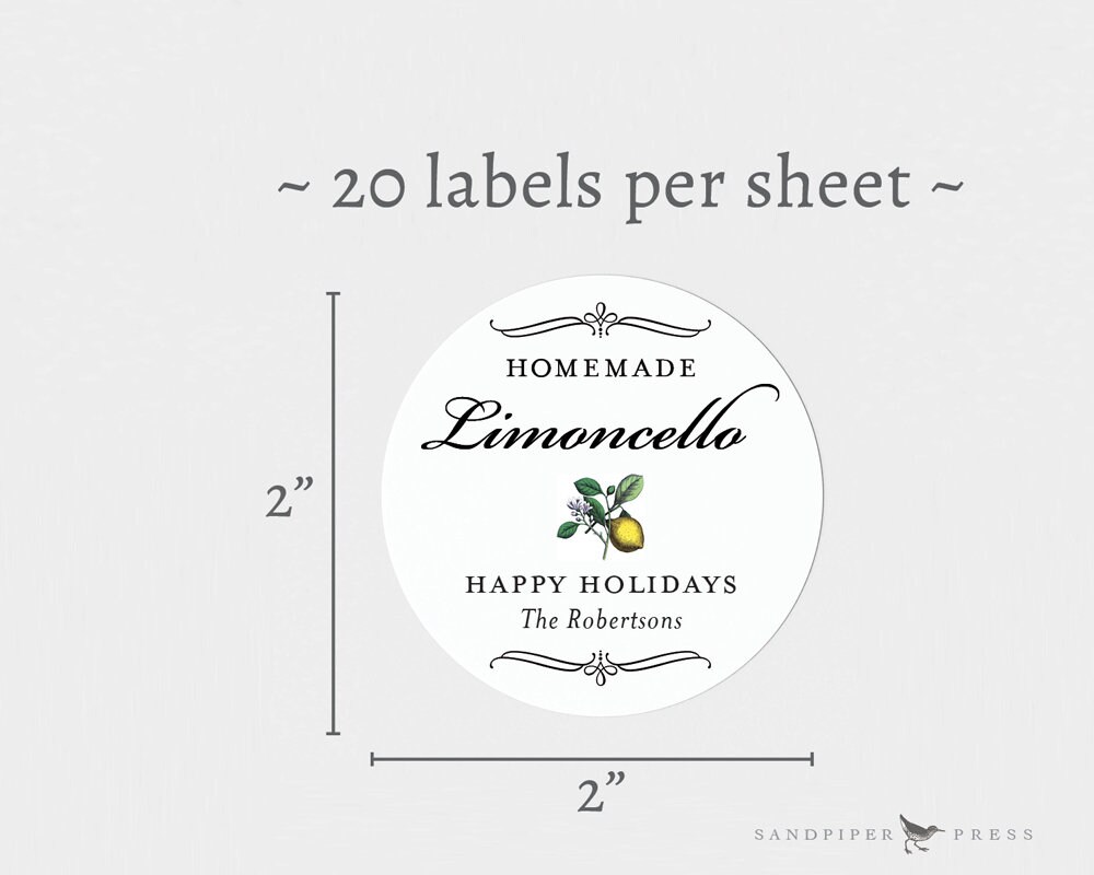 Custom Lemon Sticker Custom Printed Lemon Labels - Matte Waterproof Stickers, Personalized ...