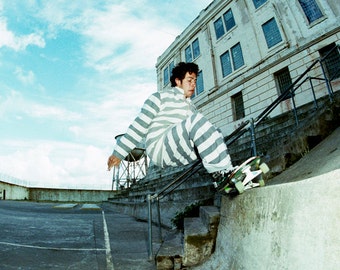 Mark Gonzales at Alcatraz