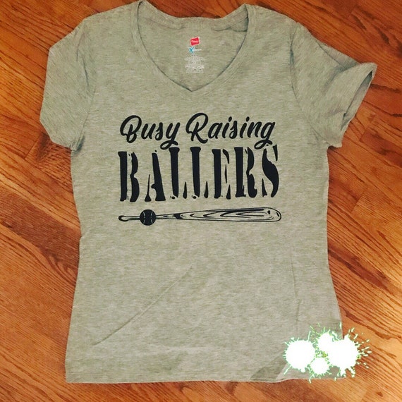 busy raising ballers shirt