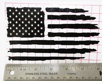 Distressed Style US Flag
