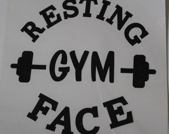 Resting Gym.....decal