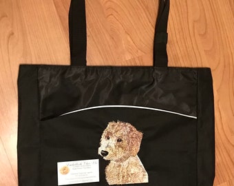 Stylish Golden Doodle Dog Women/’s Tote Bag Handbags Shoulder Bag for Gym Travel Picnic Beach