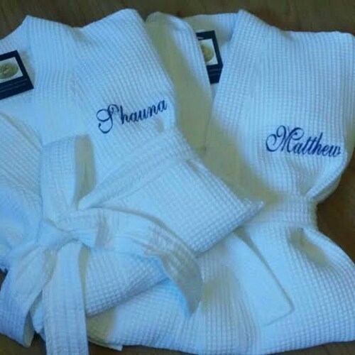 His and Her Robes Set of 2 Robes Wedding Gift Anniversary Gift Etsy