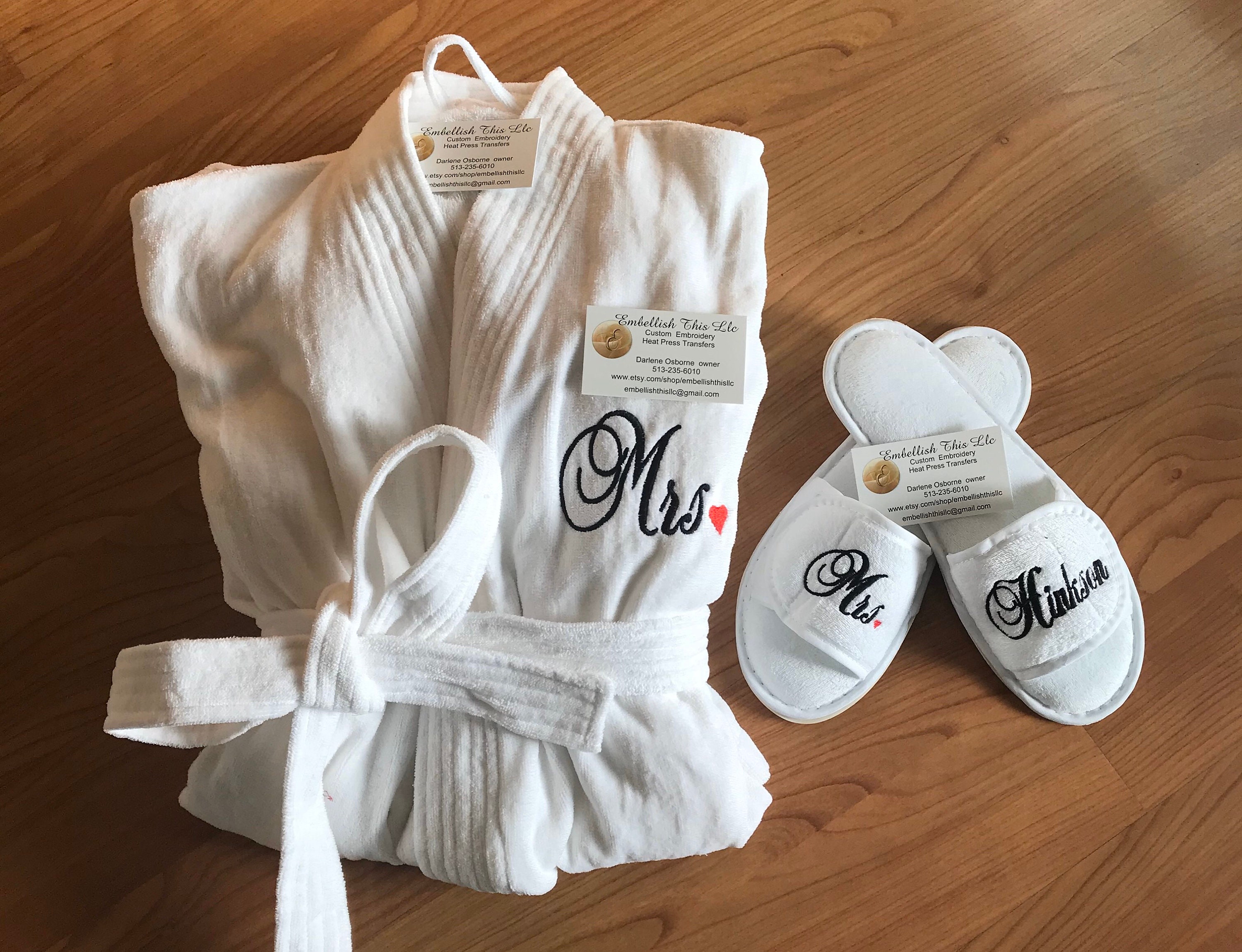 Plush Velour Spa robe set ROBE and SLIPPER Set Monogrammed Etsy
