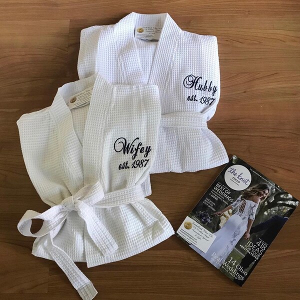 Monogrammed Robes Etsy