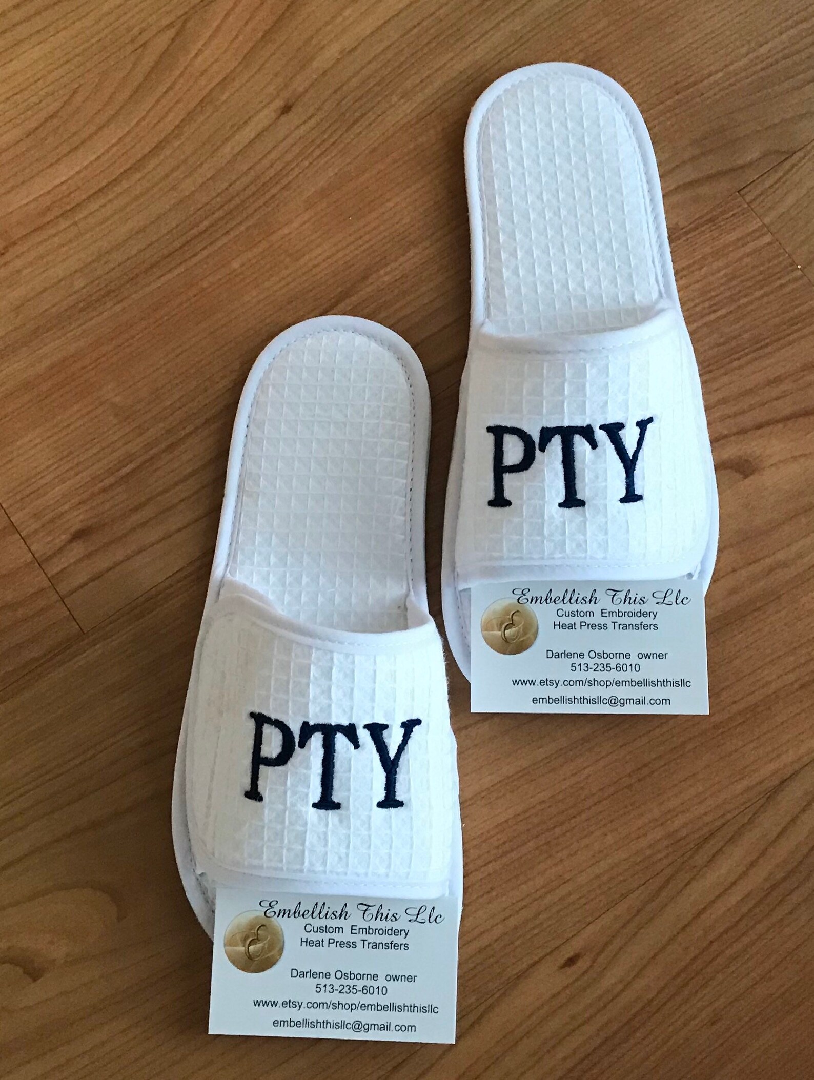 MONOGRAMMED SPA Robe SET Robe Slippers 2 Spa Set Waffle Etsy