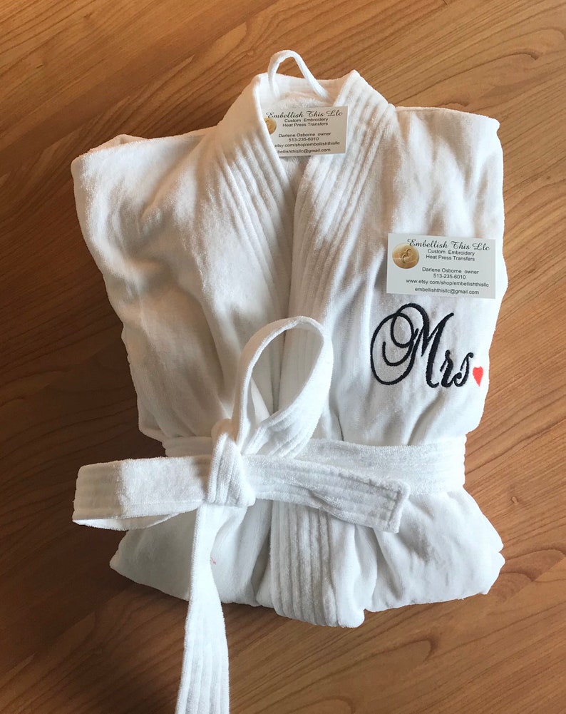 Hotel Plush Robe Set Velour Spa Robe Set ROBE and SLIPPER Etsy