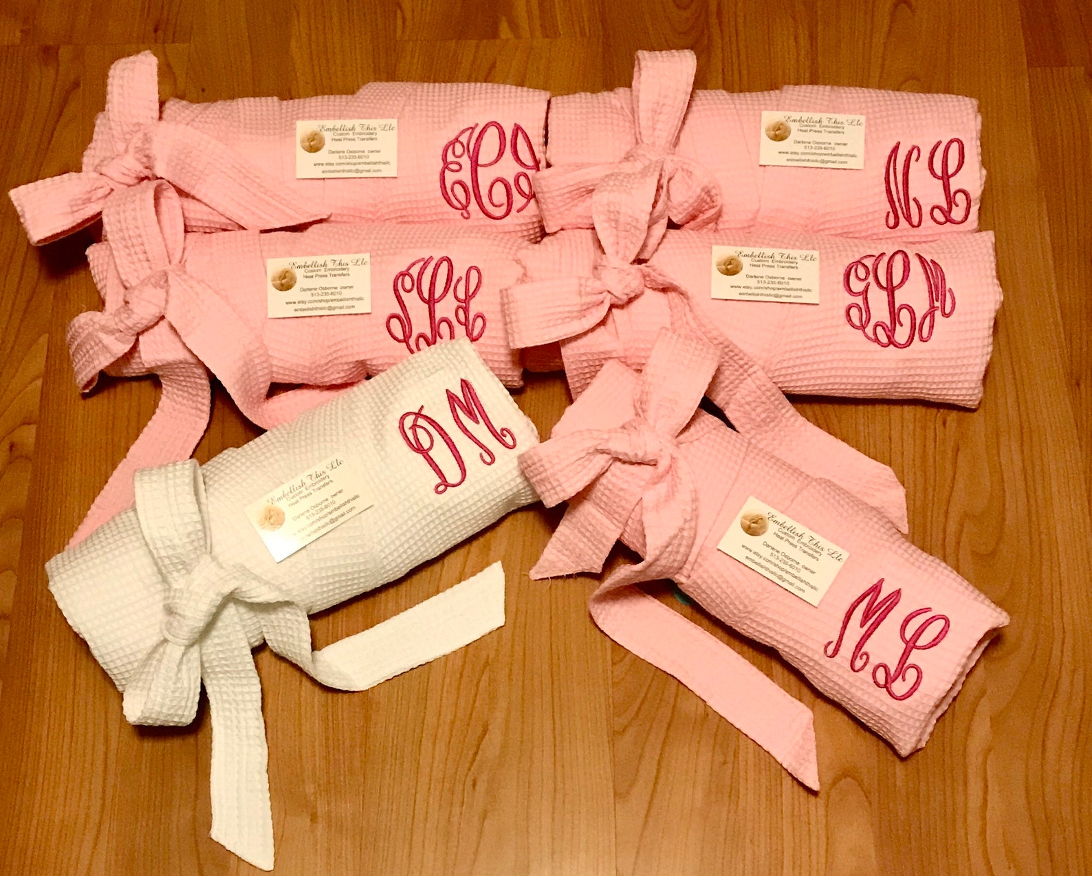 6 Personalized Bridesmaids Robes 6 Bridesmaids Robes 6 Etsy