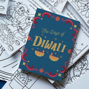Story of Diwali Coloring Book | 15 Printable Coloring Pages | Festival of Lights Activity Kids | Printable Diwali Crafts | Diwali Printable