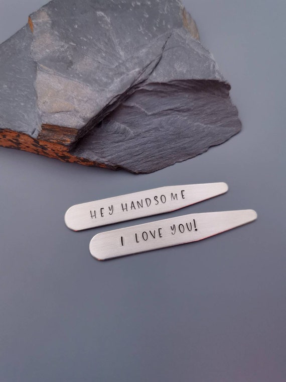 Personalised Collar Stays Stainless 