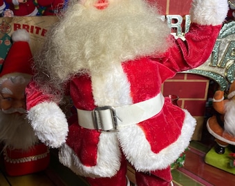Exhibición vintage de Papá Noel de Harold Gale, años 50 y 60, 38 cm (en buen estado)
