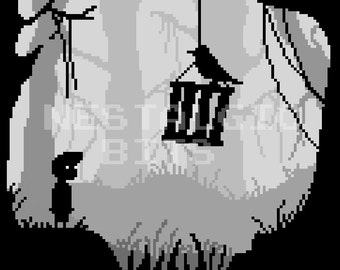 Limbo 8-bit Art Print 5"x7"